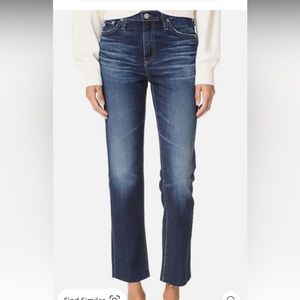 AG Isabelle raw hem cropped jeans sz 26R